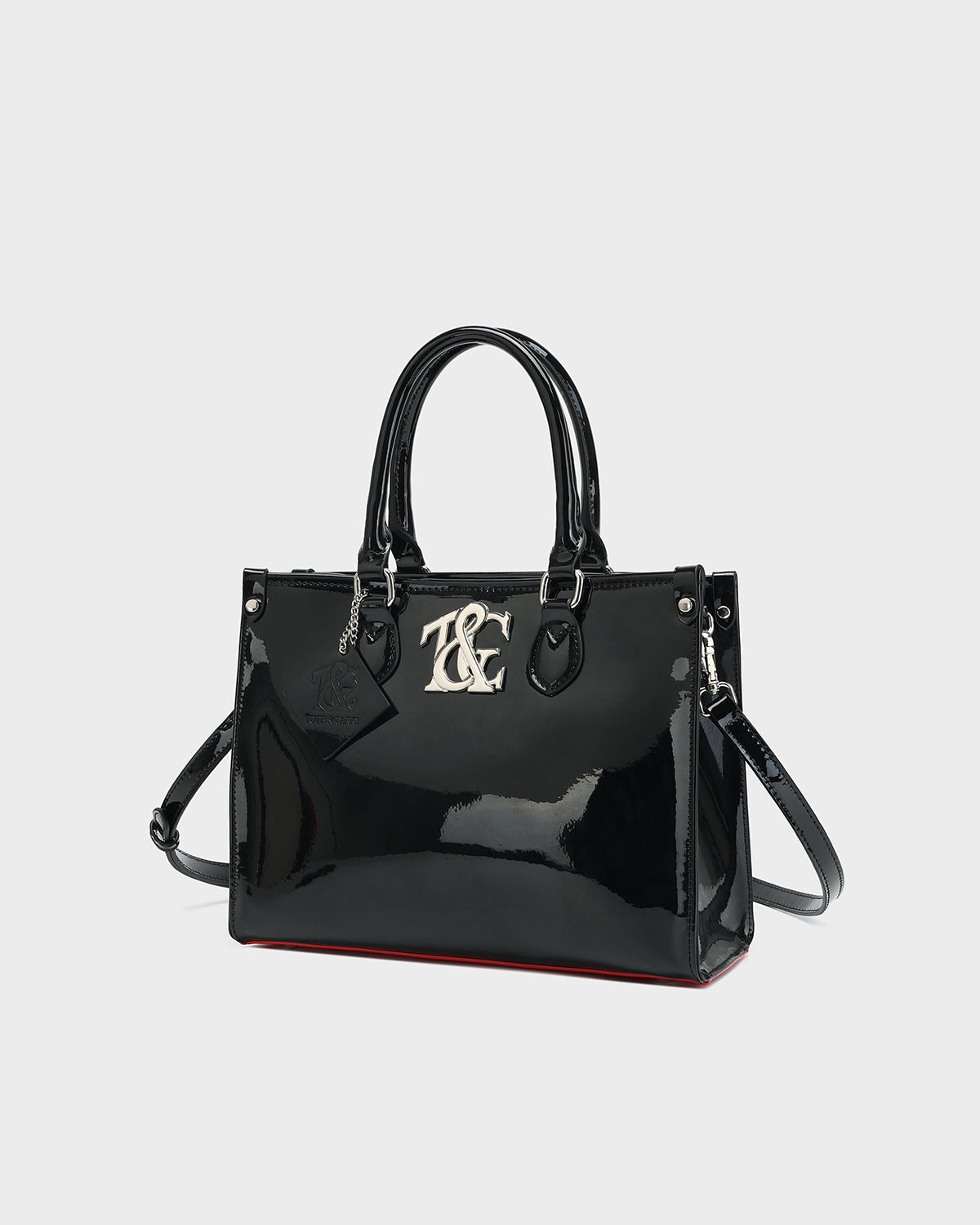 Lustre Tote Bag in Black