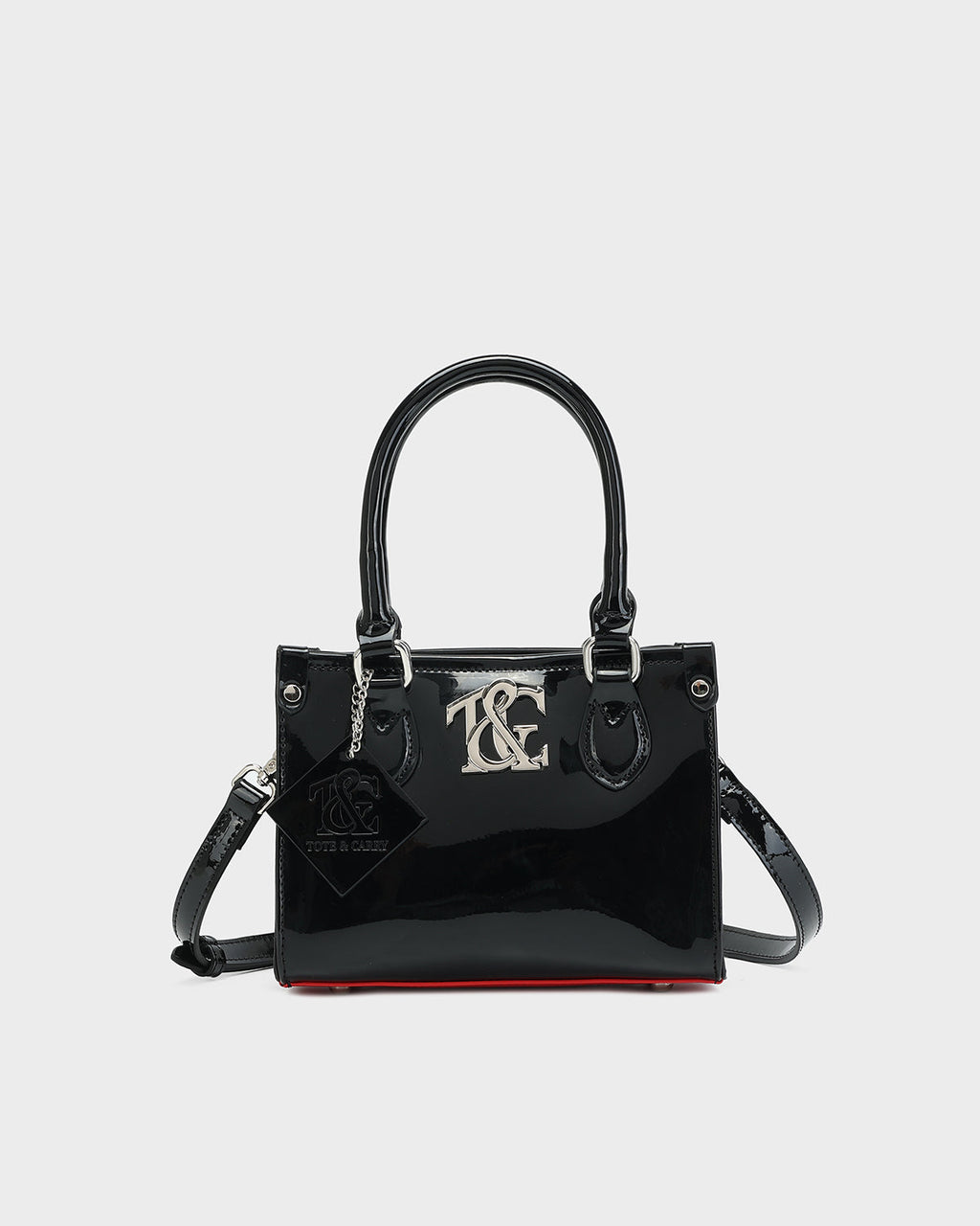 Lustre Tote Bag in Black