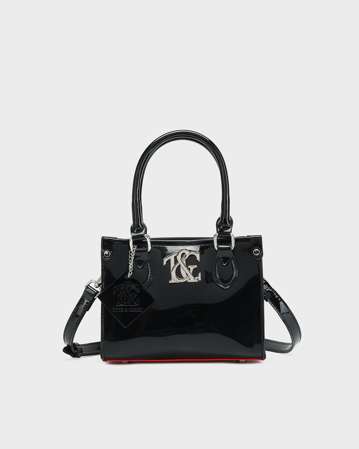 Lustre Tote Bag in Black
