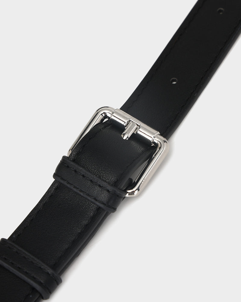 Multiway Trunk Crossbody Bag in Black