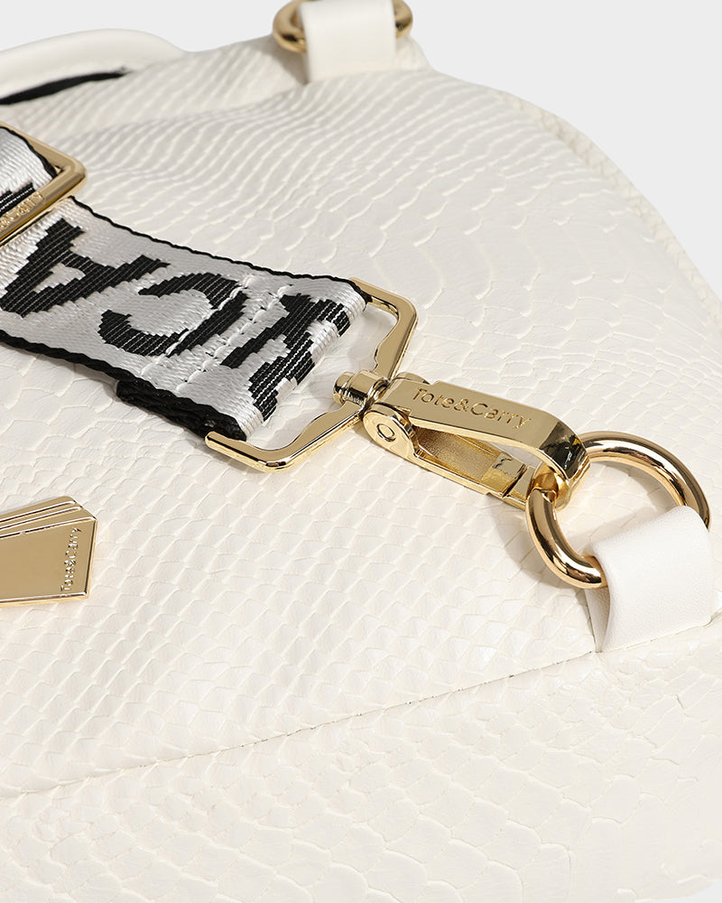 On The Go Sling Bag in White