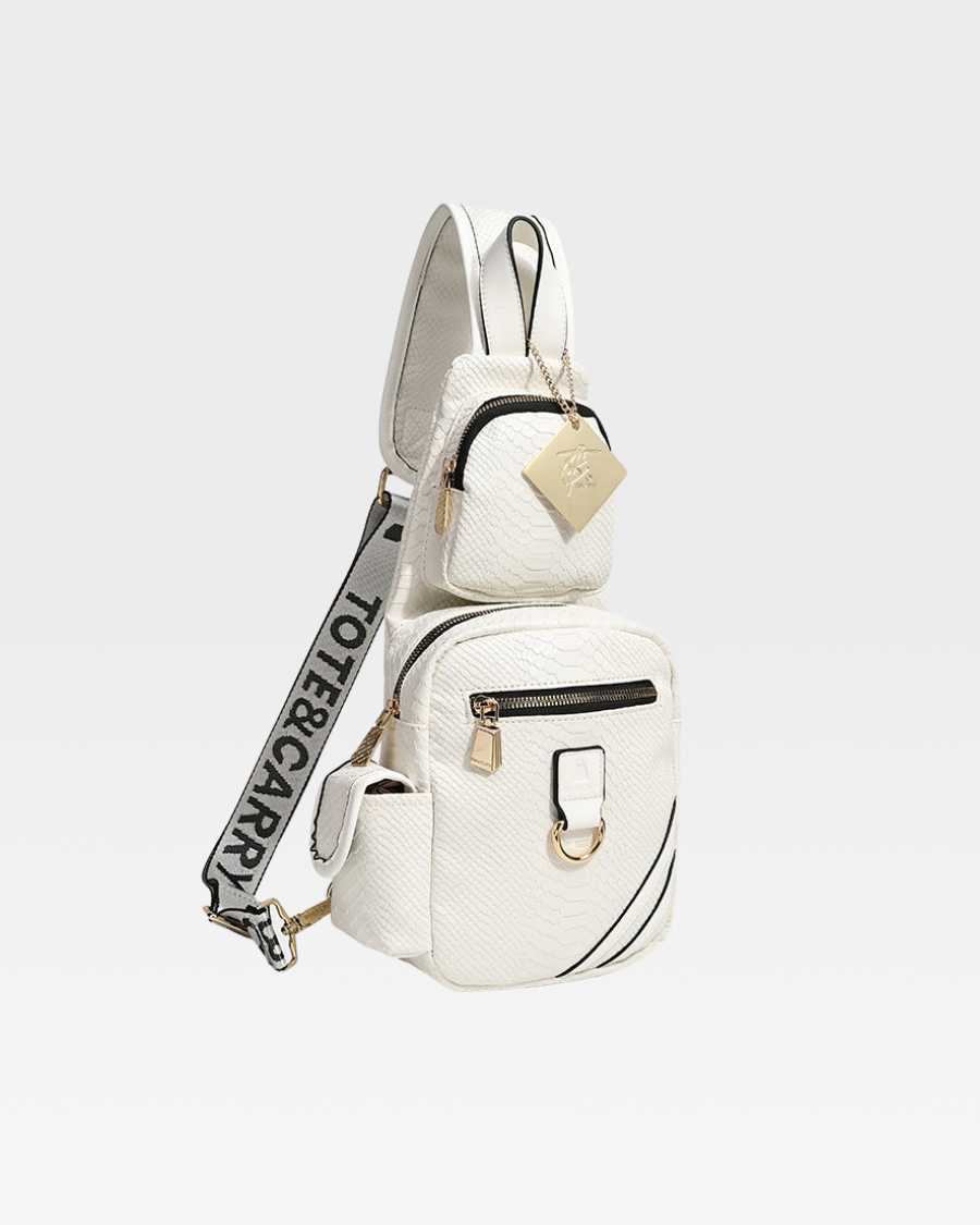 On The Go Sling Bag in White