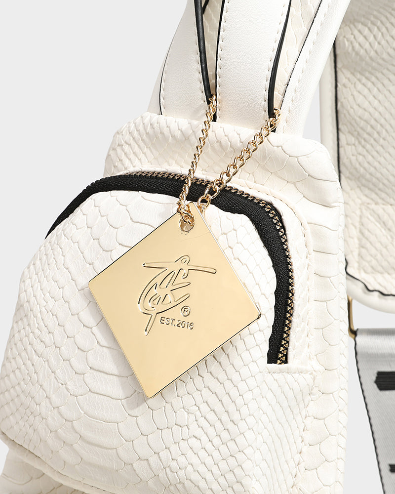 On The Go Sling Bag in White