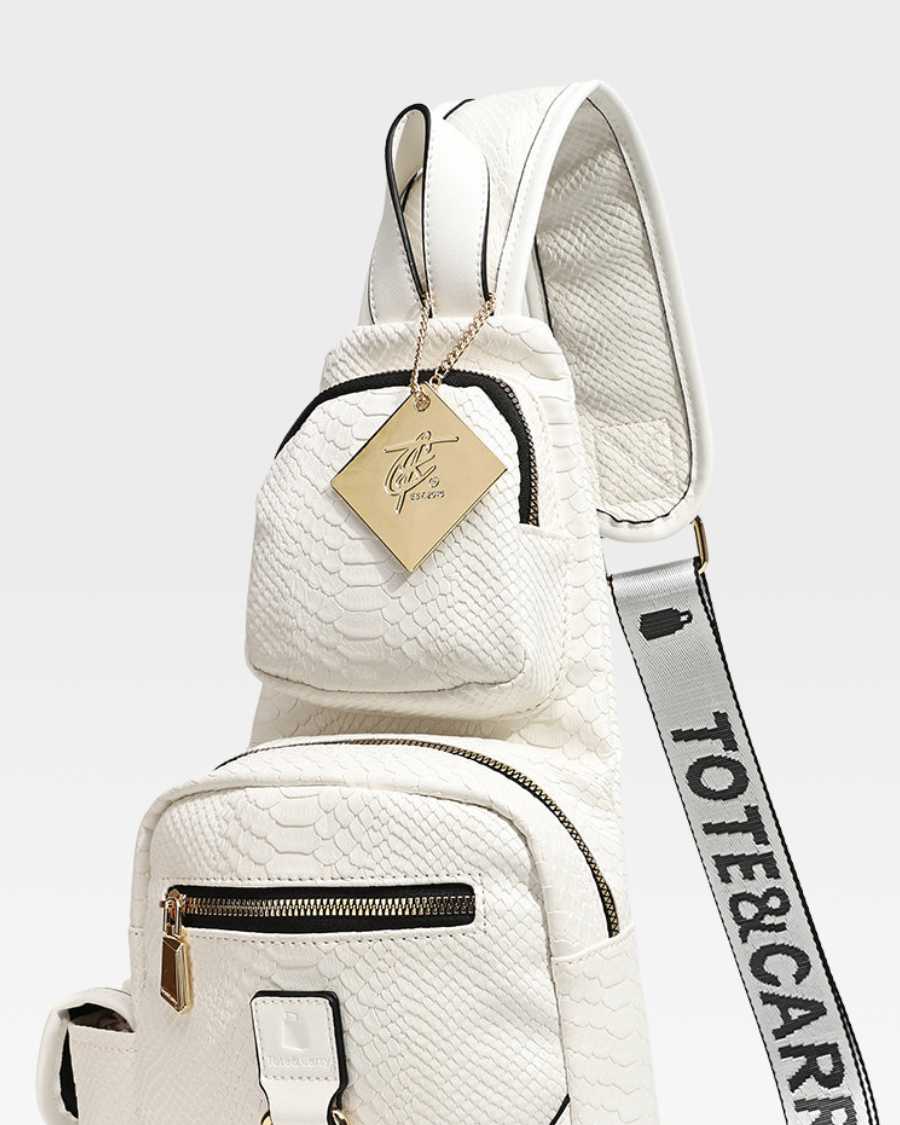 On The Go Sling Bag in White