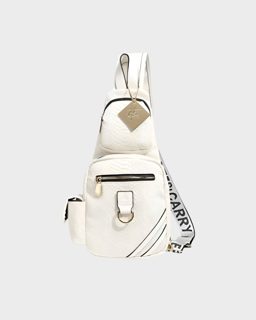 On The Go Sling Bag in White