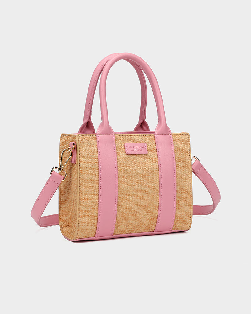 Pebble Mini Tote Bag in Pink