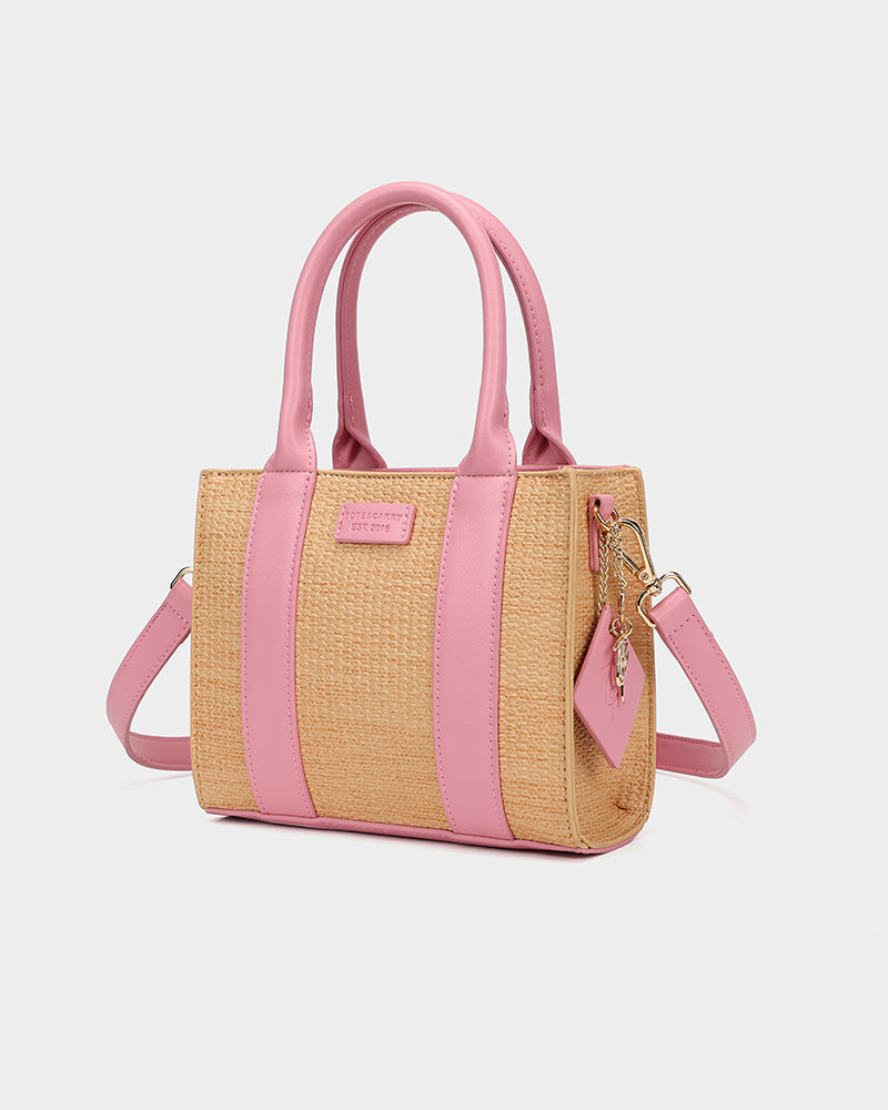 Pebble Mini Tote Bag in Pink