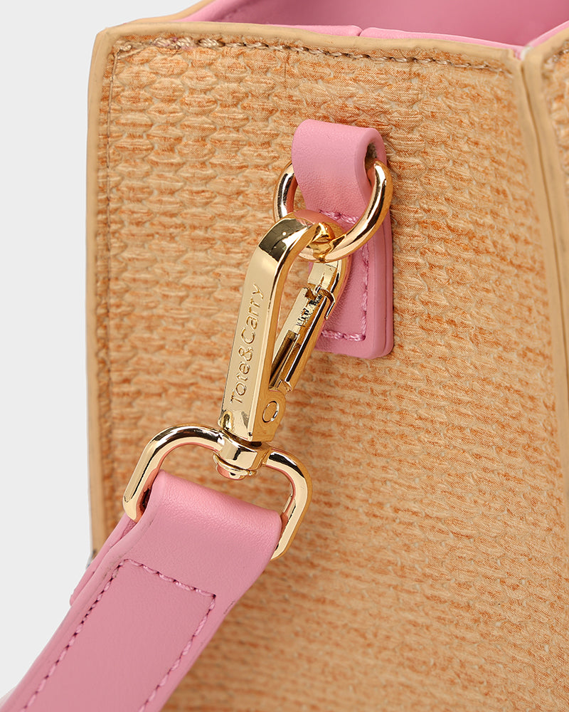 Pebble Mini Tote Bag in Pink