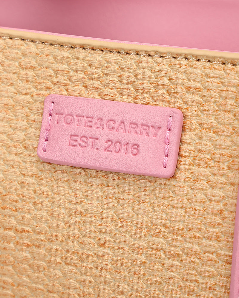 Pebble Mini Tote Bag in Pink