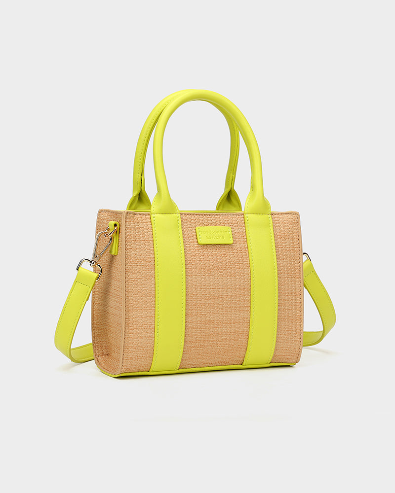 Pebble Mini Tote Bag in Yellow