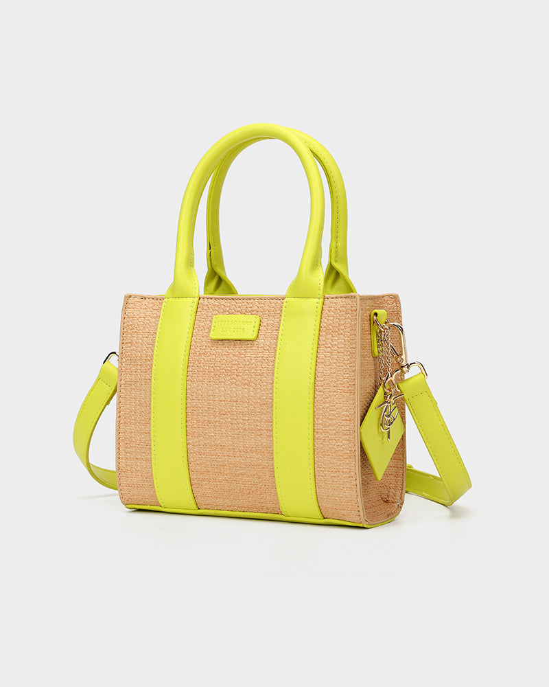 Pebble Mini Tote Bag in Yellow