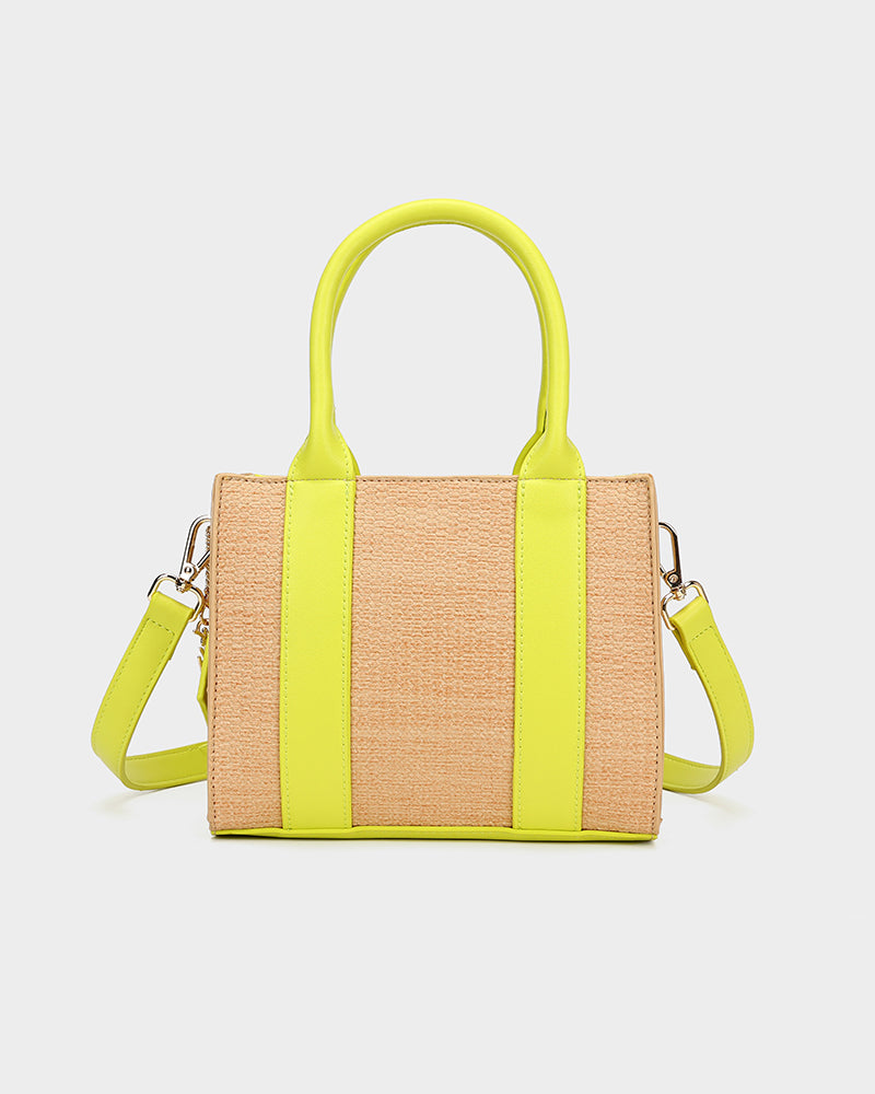 Pebble Mini Tote Bag in Yellow