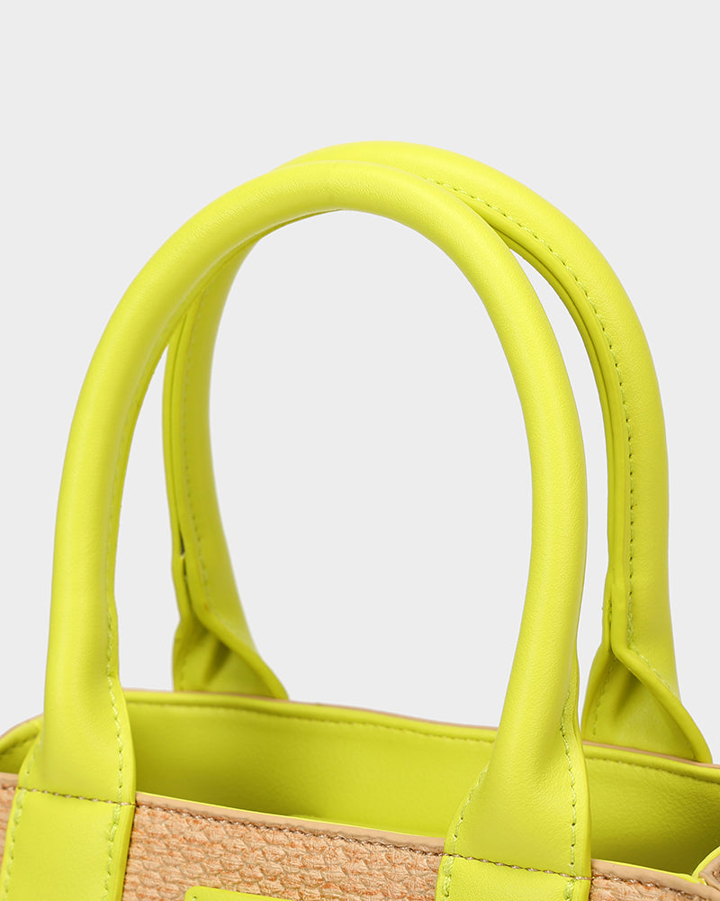 Pebble Mini Tote Bag in Yellow