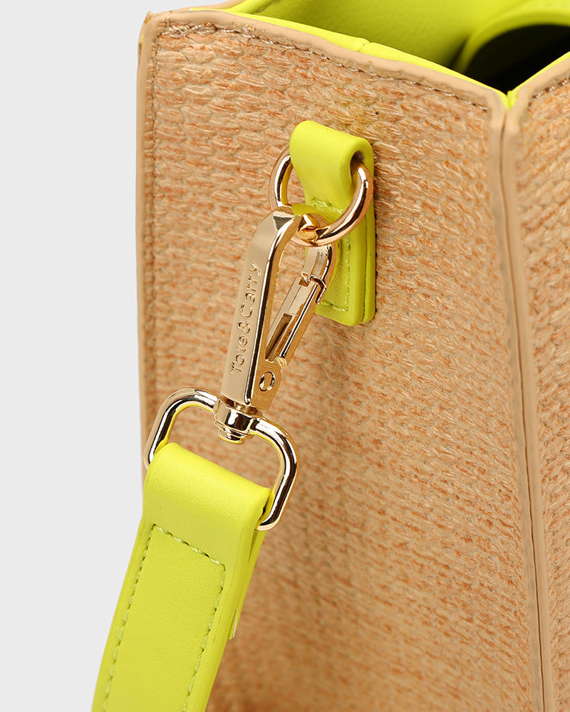 Pebble Mini Tote Bag in Yellow