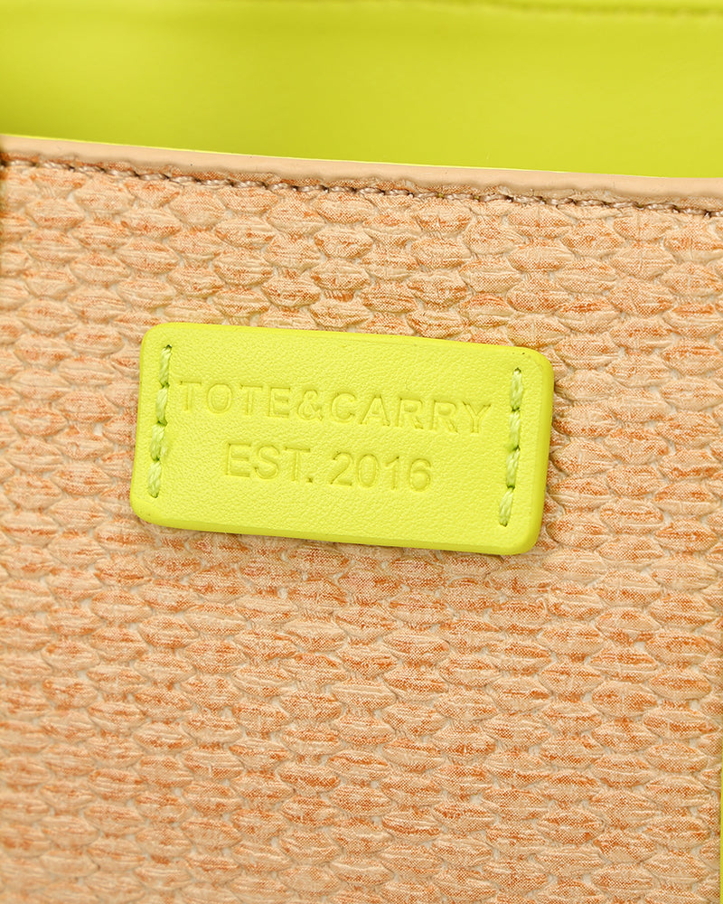 Pebble Mini Tote Bag in Yellow