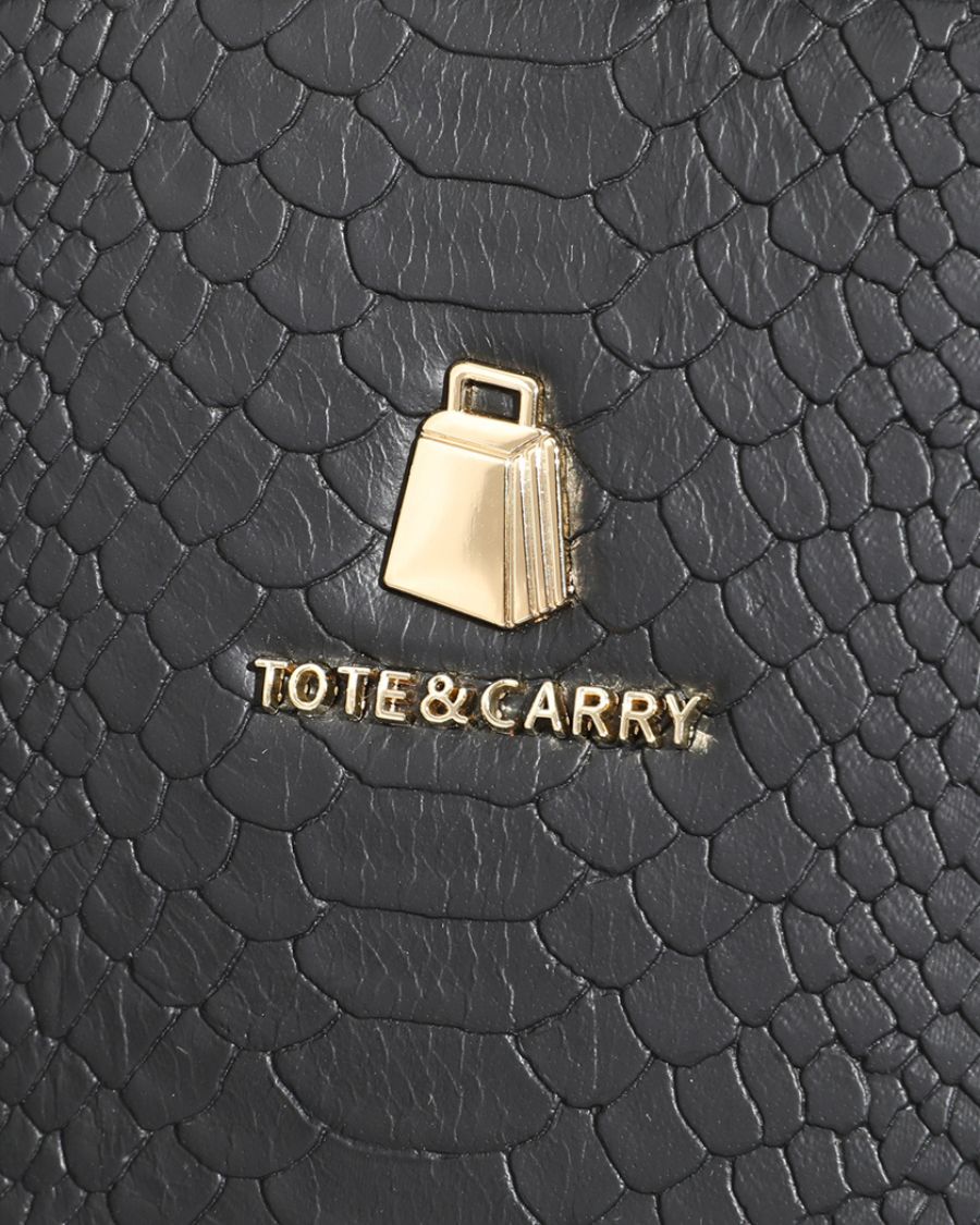 Signature City Tote Bag in Black