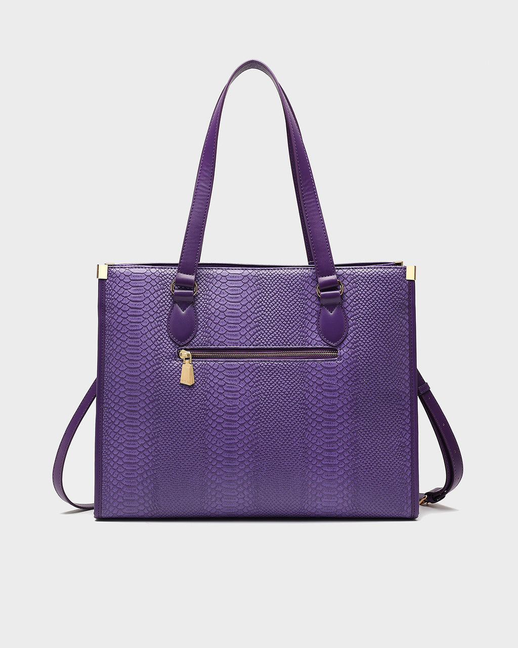 Signature City Tote Bag in Purple