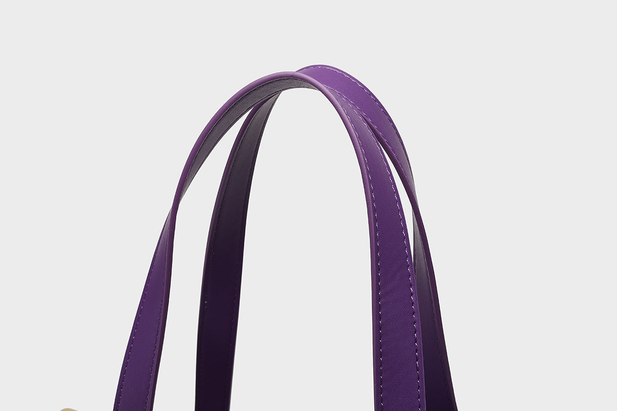 Signature City Tote Bag in Purple