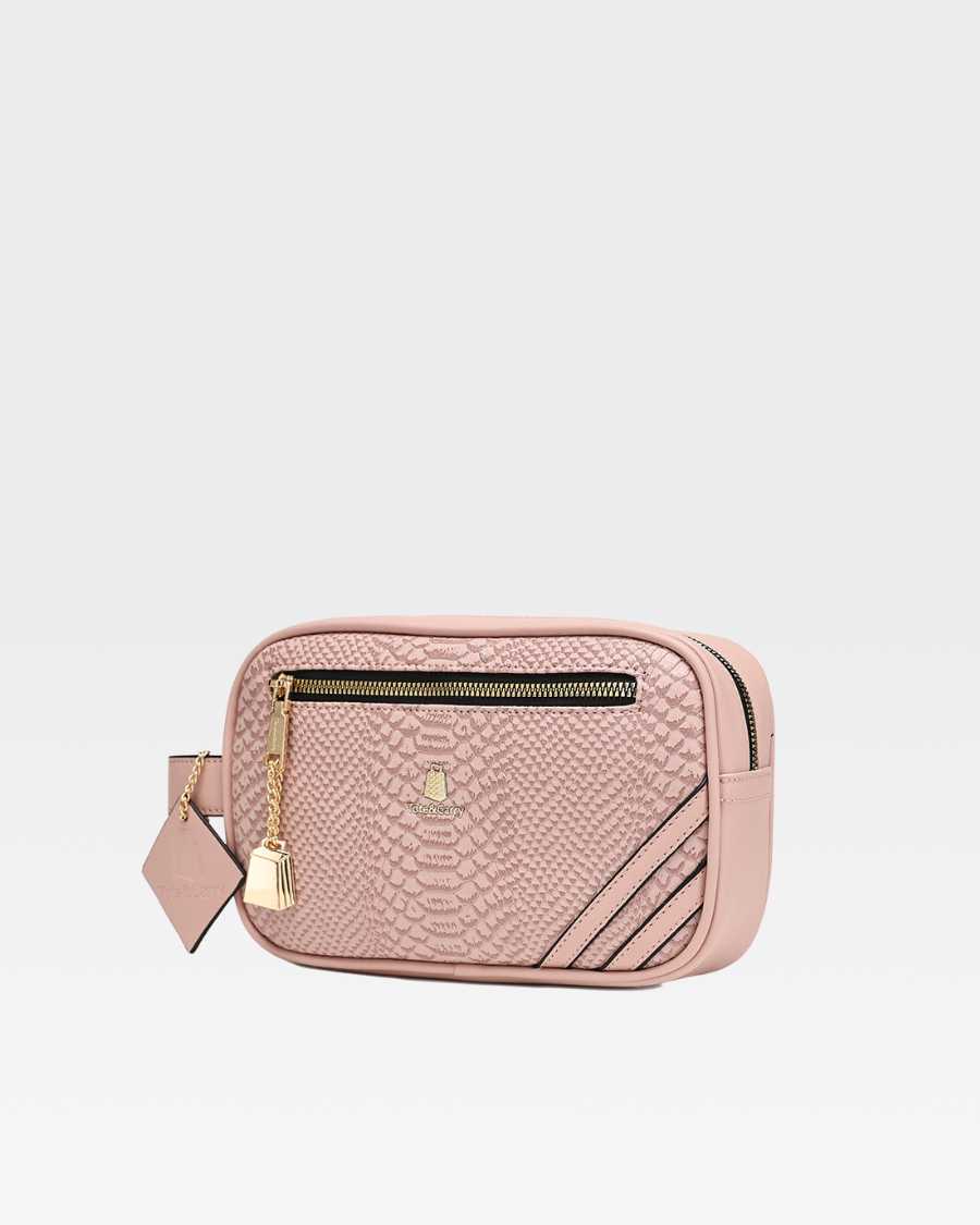 Signature Essential Toiletry Bag in Pink