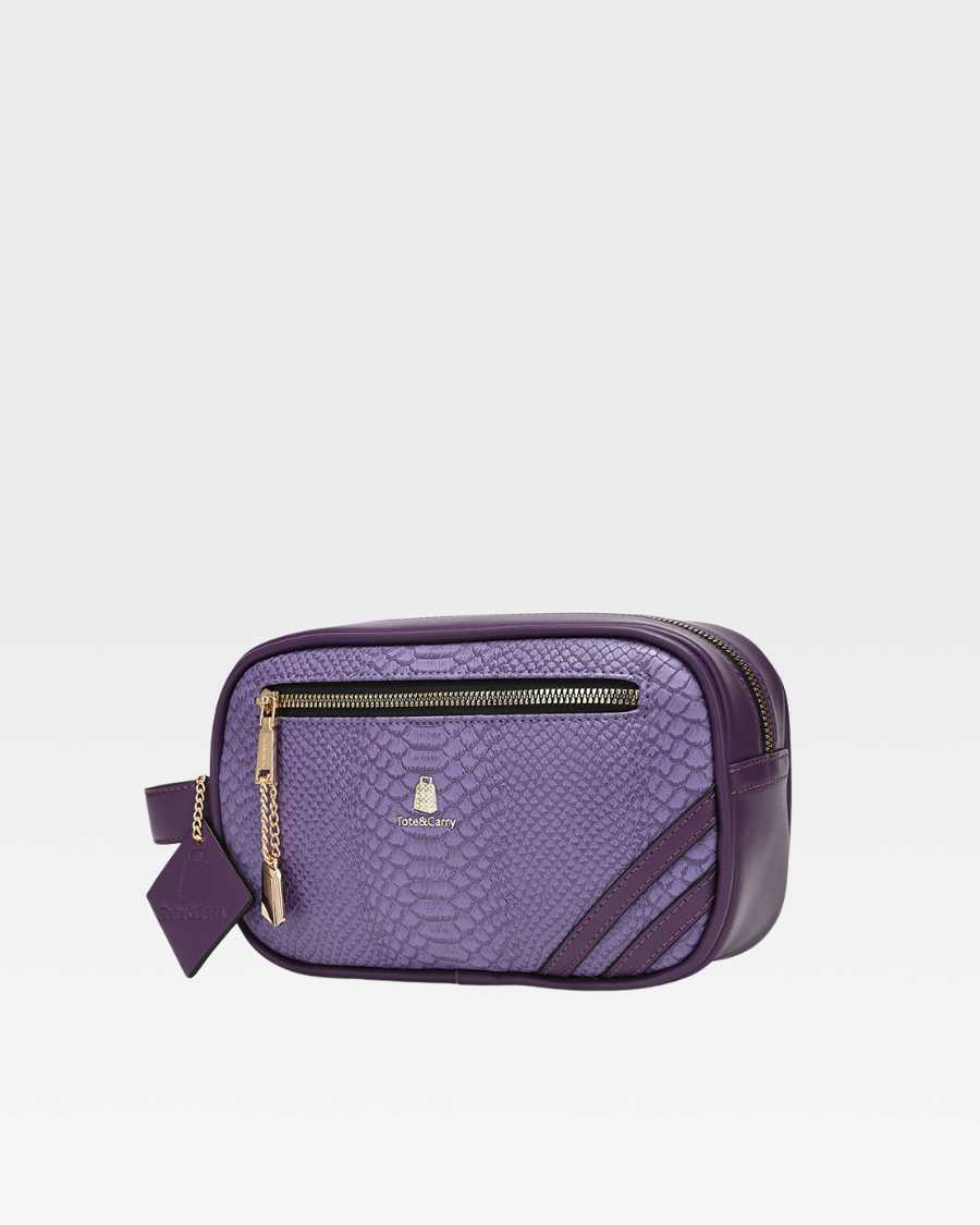 Signature Essential Toiletry Bag in Purple