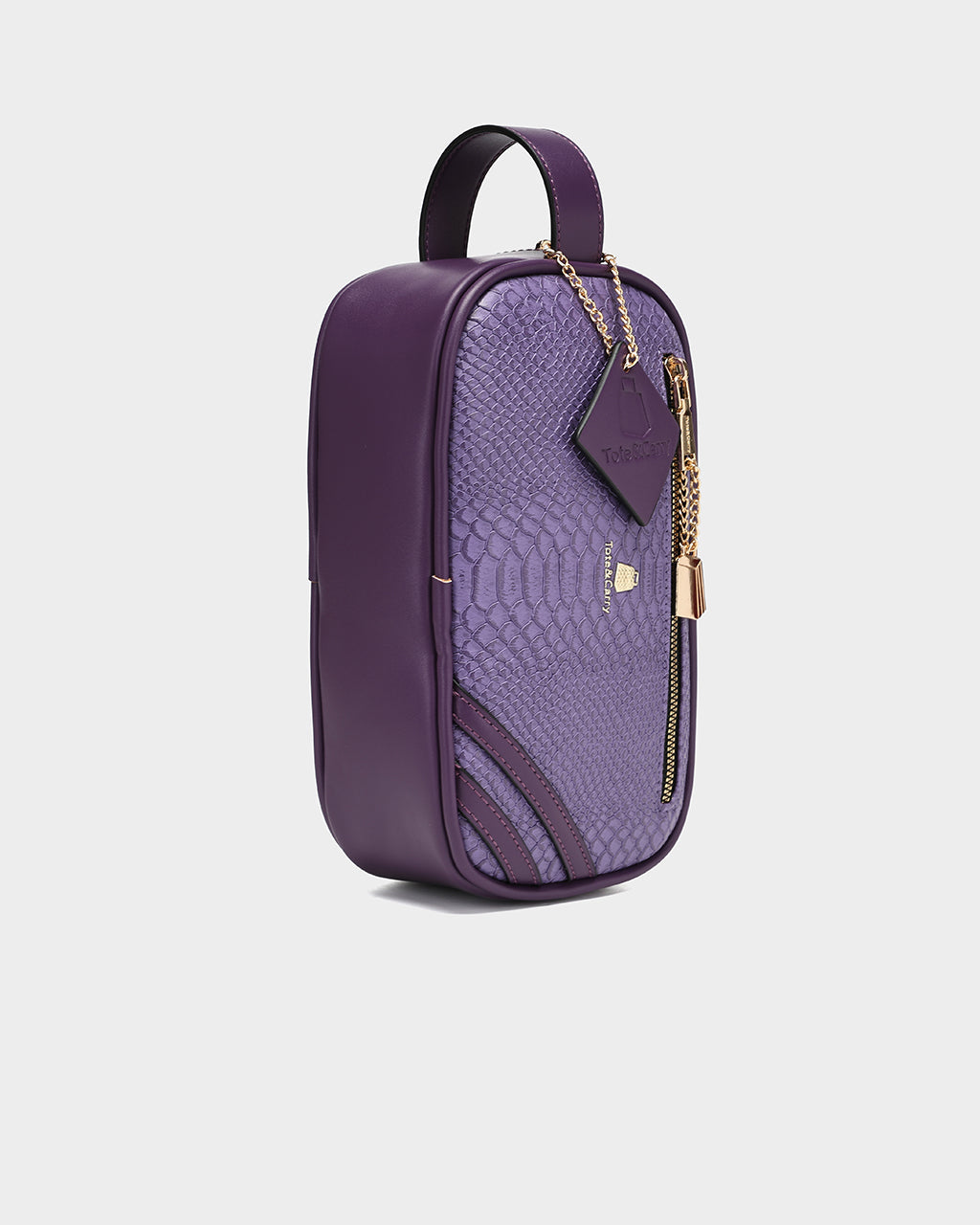 Signature Essential Toiletry Bag in Purple