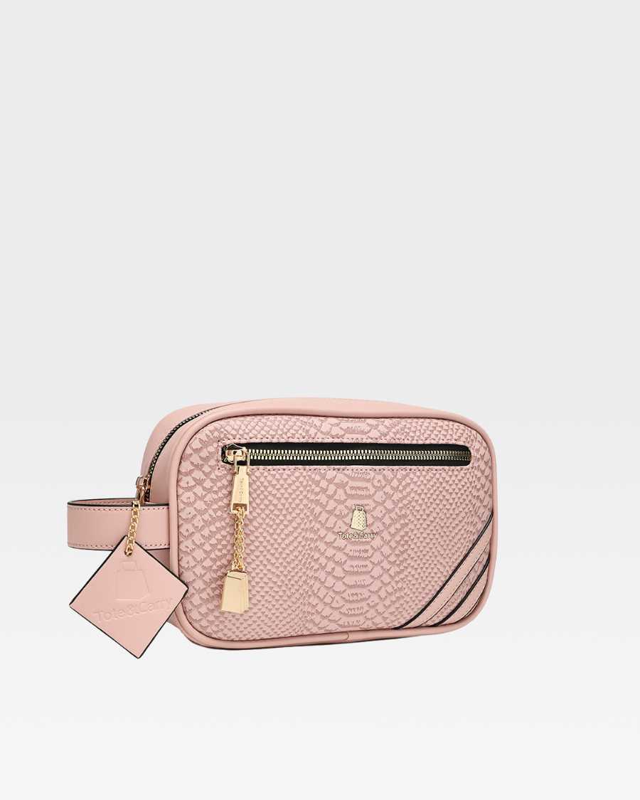 Signature Essential Toiletry Bag in Pink