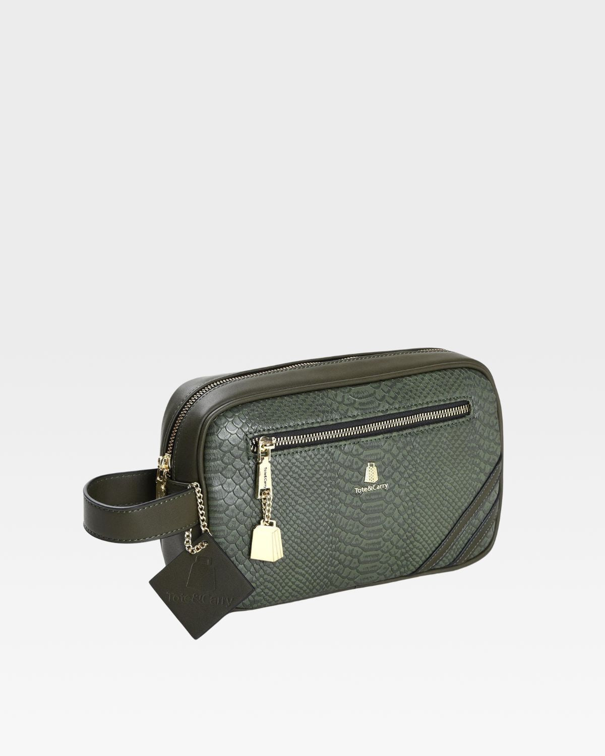 Signature Essential Toiletry Bag in Olive