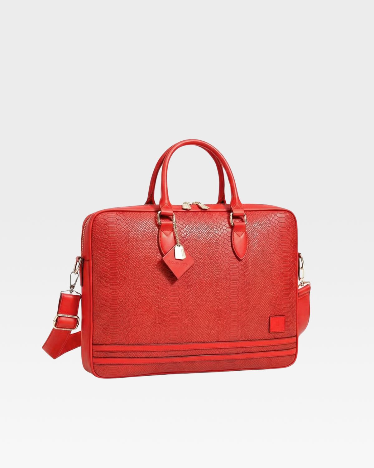 Signature Jetsetter Laptop Bag in Red