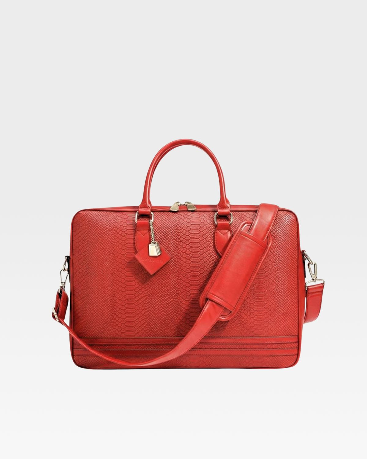 Signature Jetsetter Laptop Bag in Red