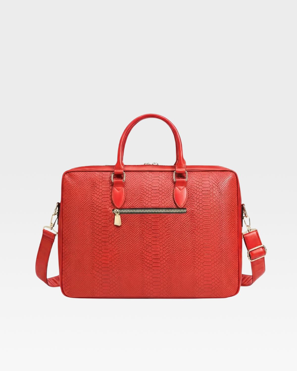 Signature Jetsetter Laptop Bag in Red