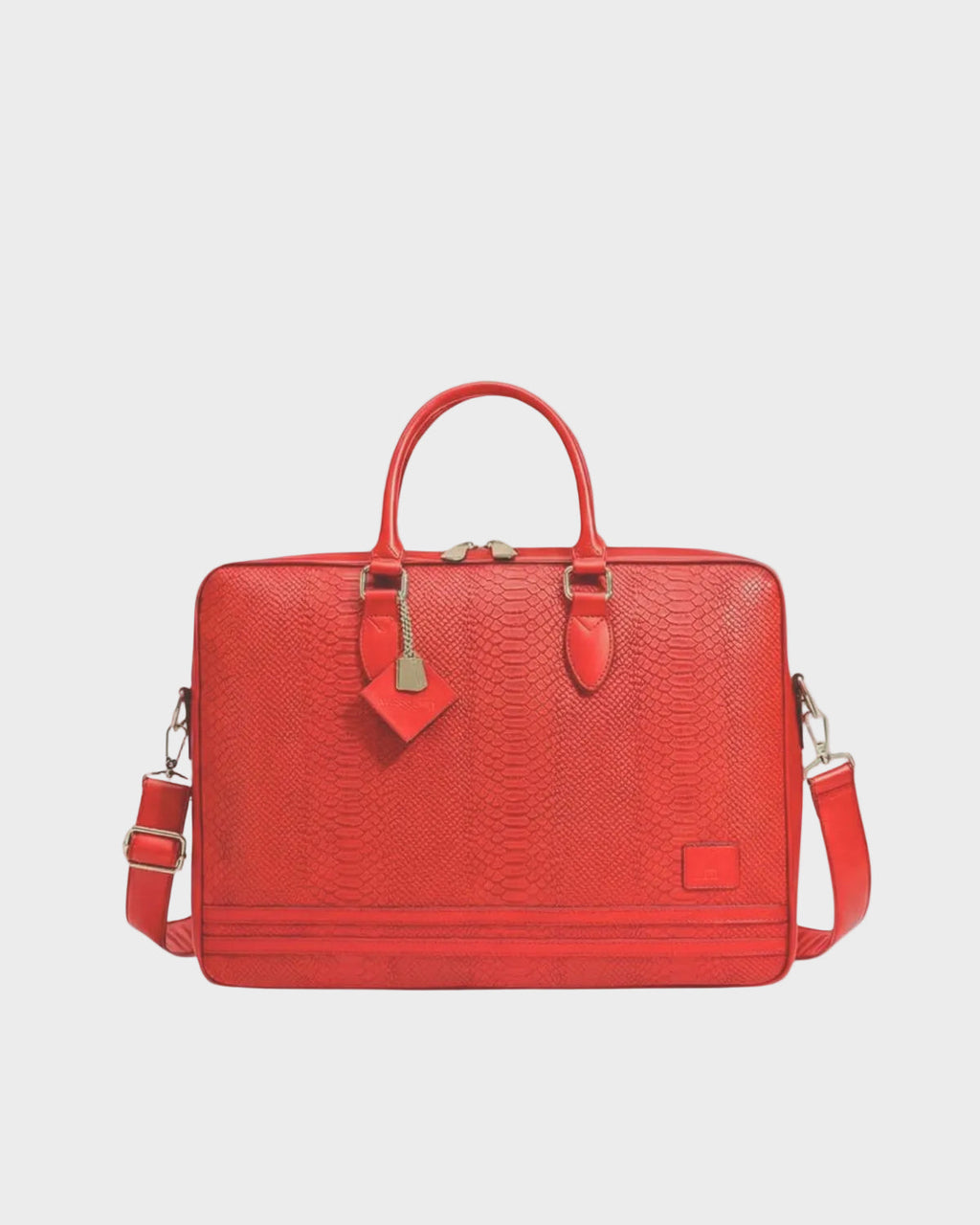 Signature Jetsetter Laptop Bag in Red