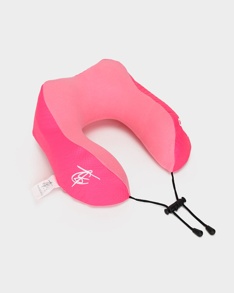 Signature Travel Neck Pillow in Pink