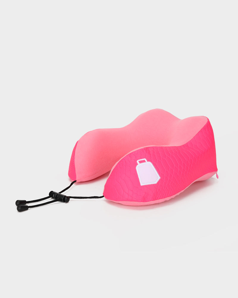 Signature Travel Neck Pillow in Pink