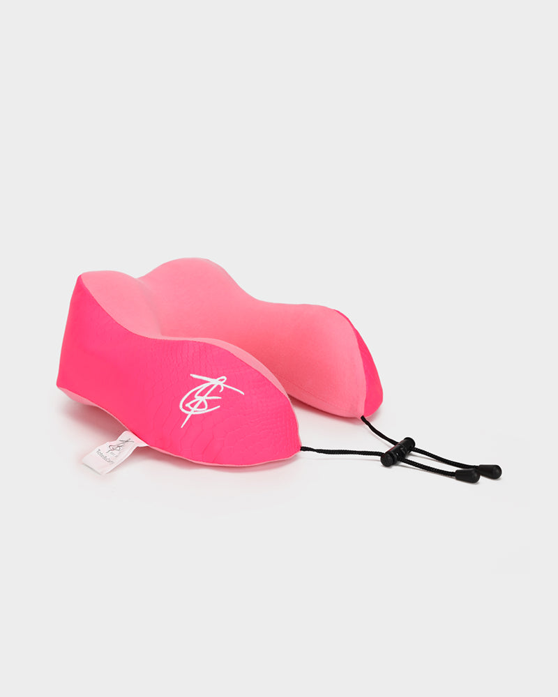 Signature Travel Neck Pillow in Pink