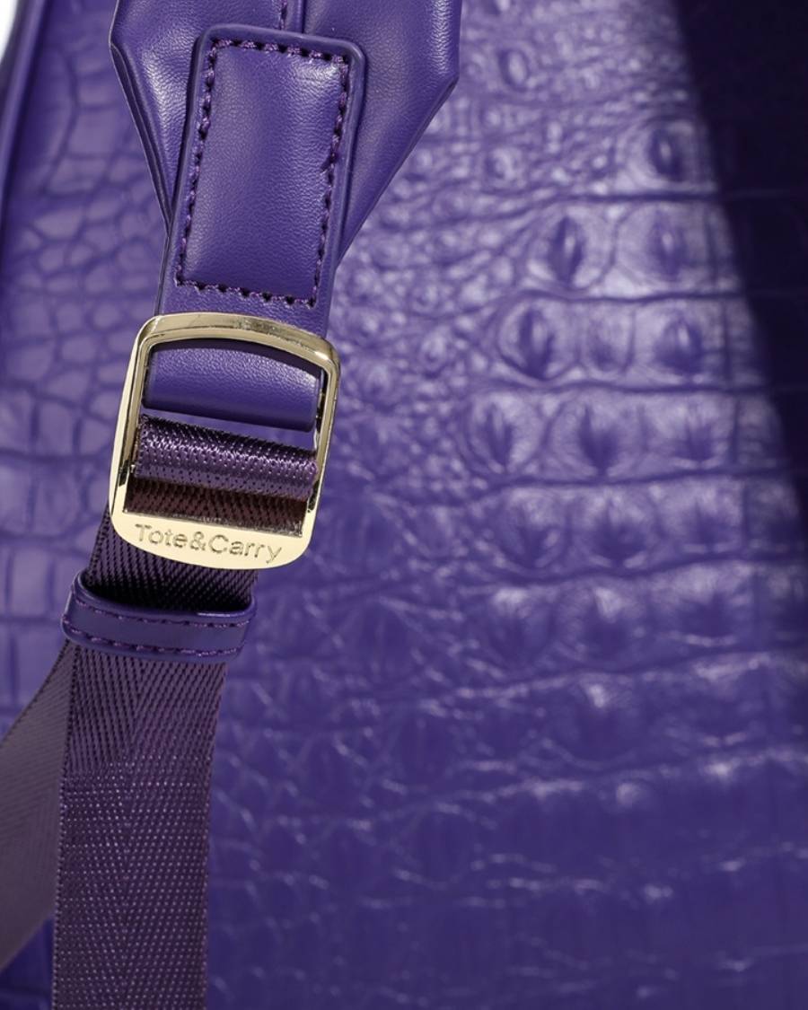 Statement Commuter Backpack in Purple