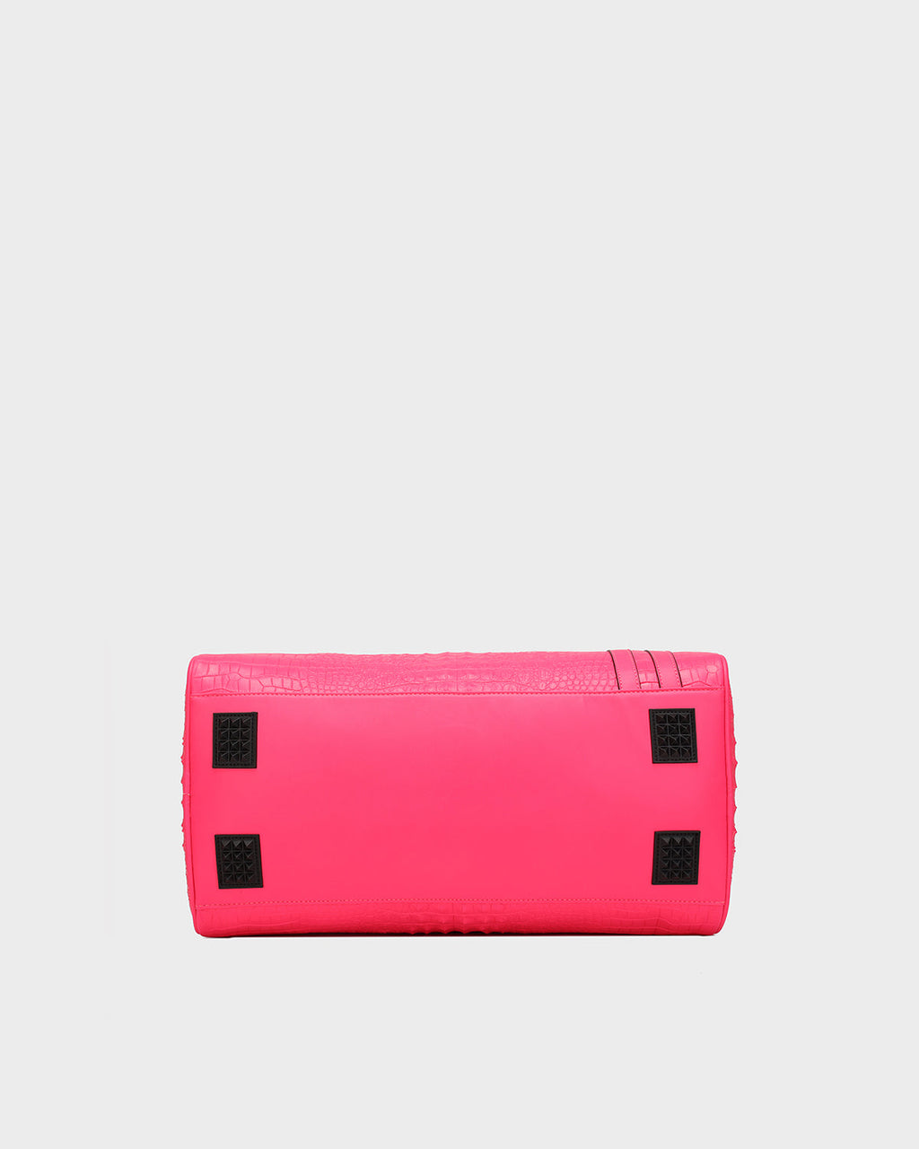 Statement Weekender Duffle Bag in Neon Pink