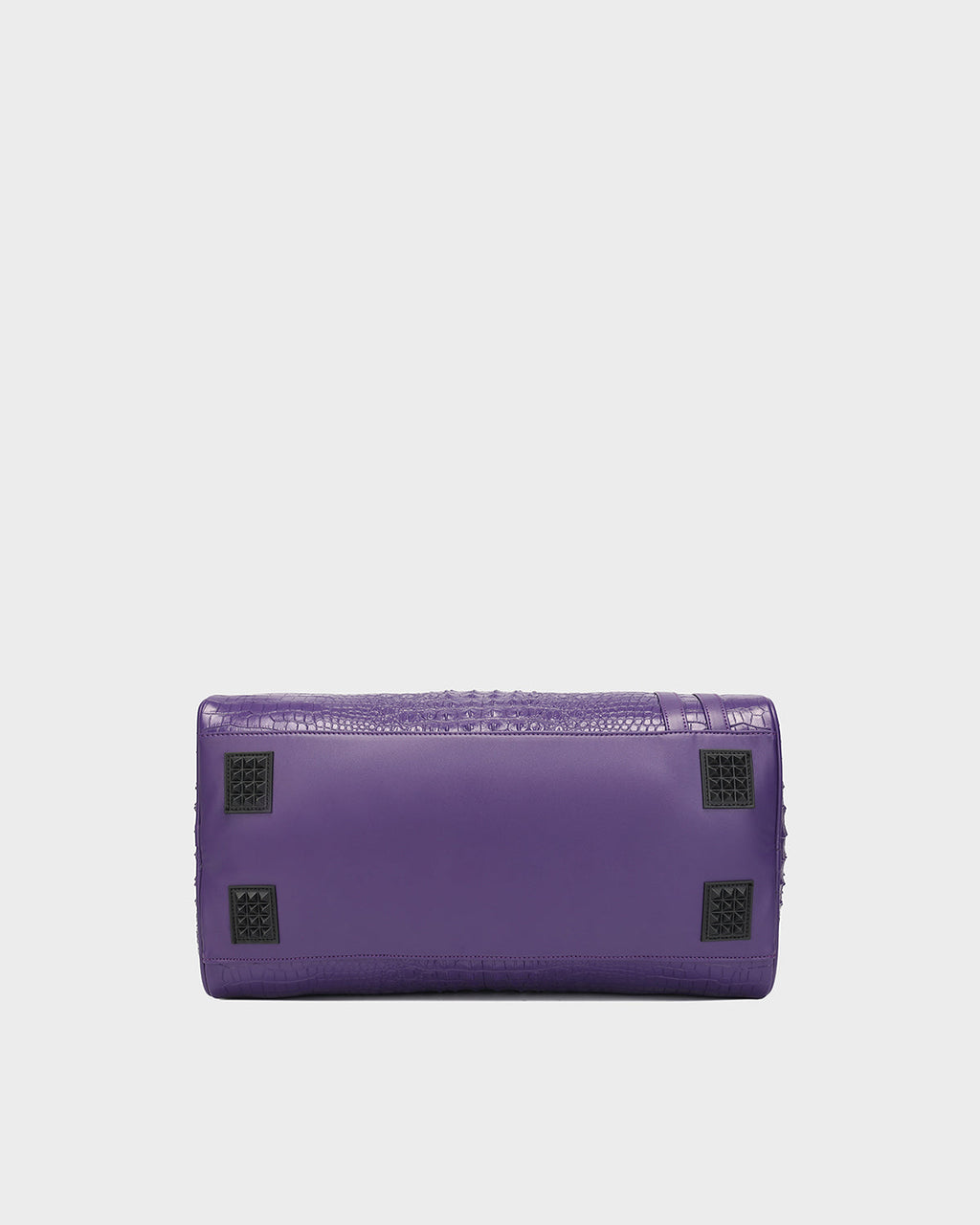Statement Weekender Duffle Bag in Purple